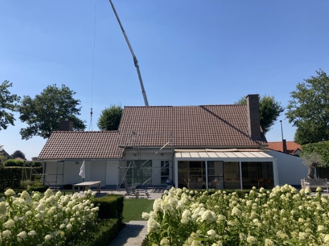 Renovatie hellend dak Knesselare 3