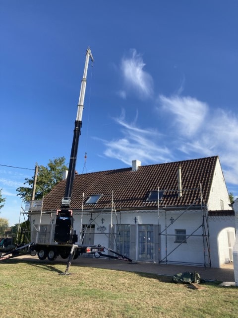 Renovatie hellend dak Knesselare 4