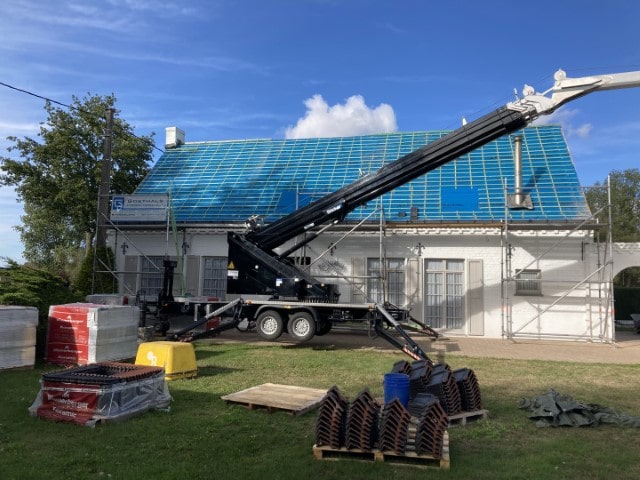 Renovatie hellend dak Knesselare 4