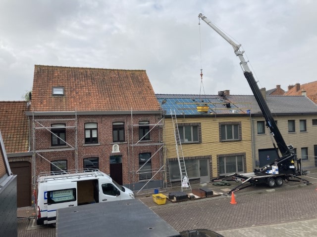 Renovatie hellend dak Knesselare